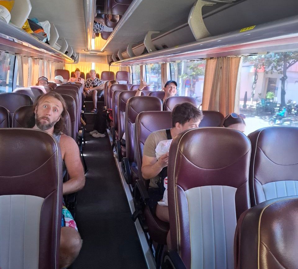 Автобус в одной из наших поездок в Фан Ранг